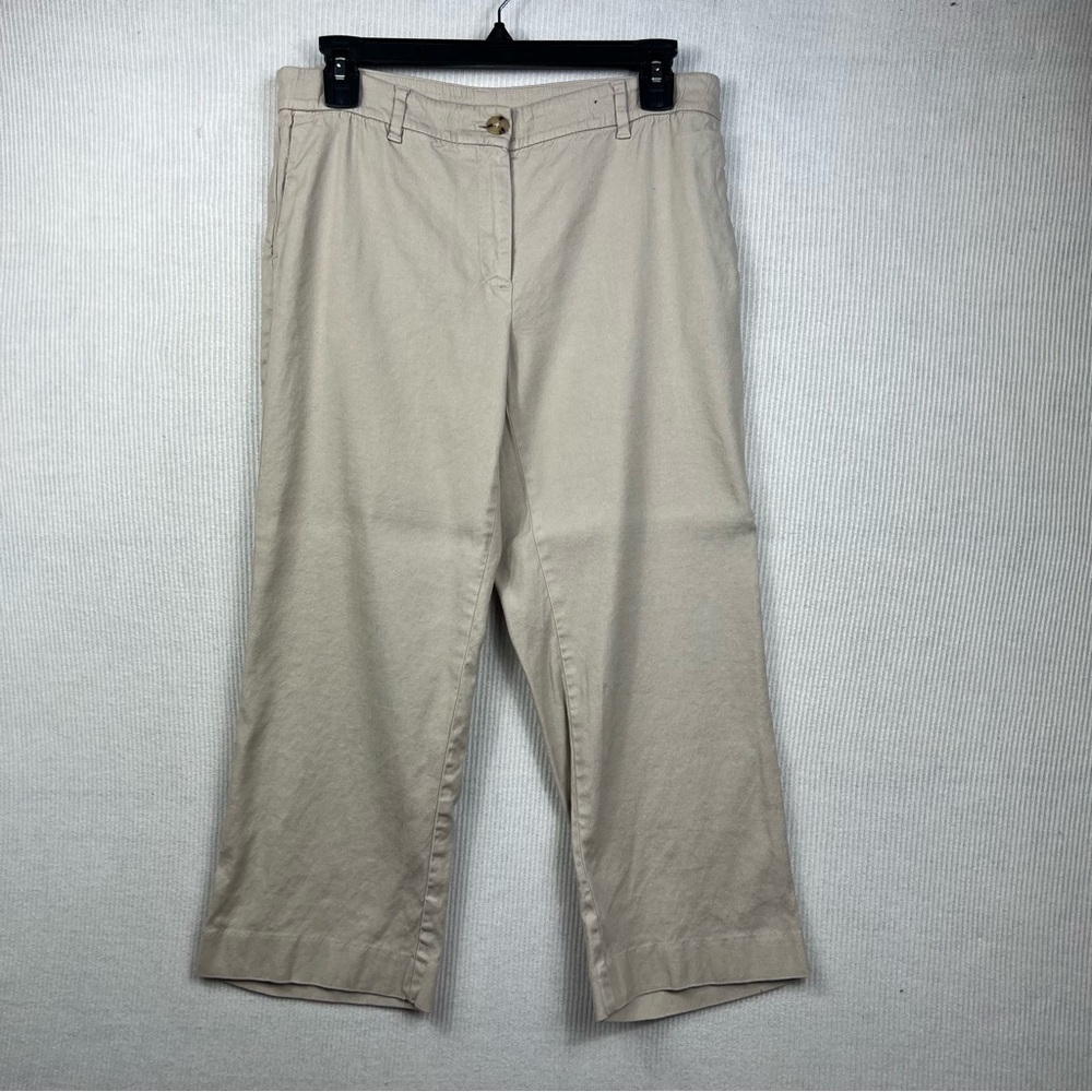 J. Jill Linen Stretch Pants Women’s Size 10P Beige